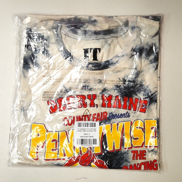 ❤️NWT VINTAGE TORRID TEE - PENNYWISE STEPHEN KING's IT SCARY CLOWN HALLOWEEN - Picture 4 of 10